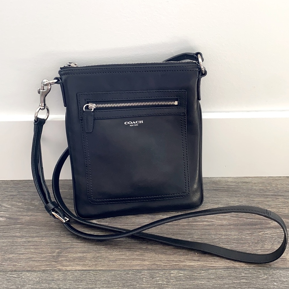 Luxury Coach New York crossbody bag or side bag.